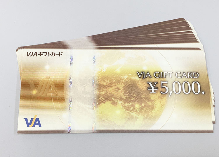ギフト券　VJA 5.000円　16枚　買取76.000円