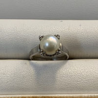 指輪　Pt900 パール8.5mm