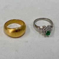 24金プラチナ指輪
