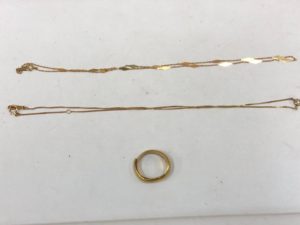 貴金属 純金 18金　指輪　ネックレス