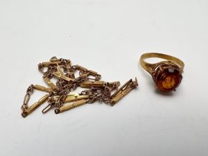 貴金属　K18　ネックレス　指輪