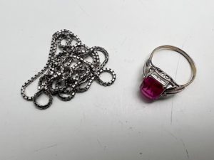 貴金属　プラチナネックレス　指輪
