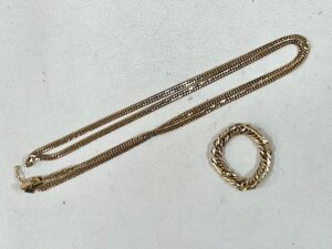 貴金属　K18　ネックレス　指輪